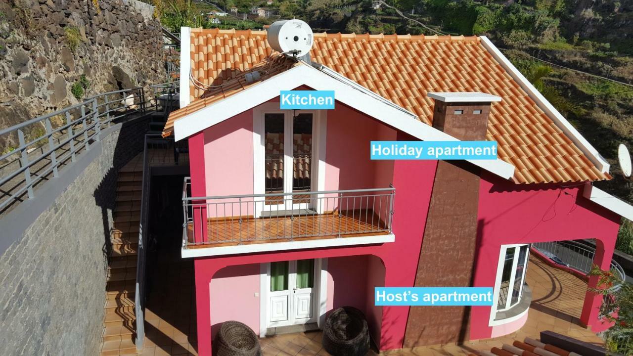 ポンタ・ド・ソルPink Houseアパートメント エクステリア 写真